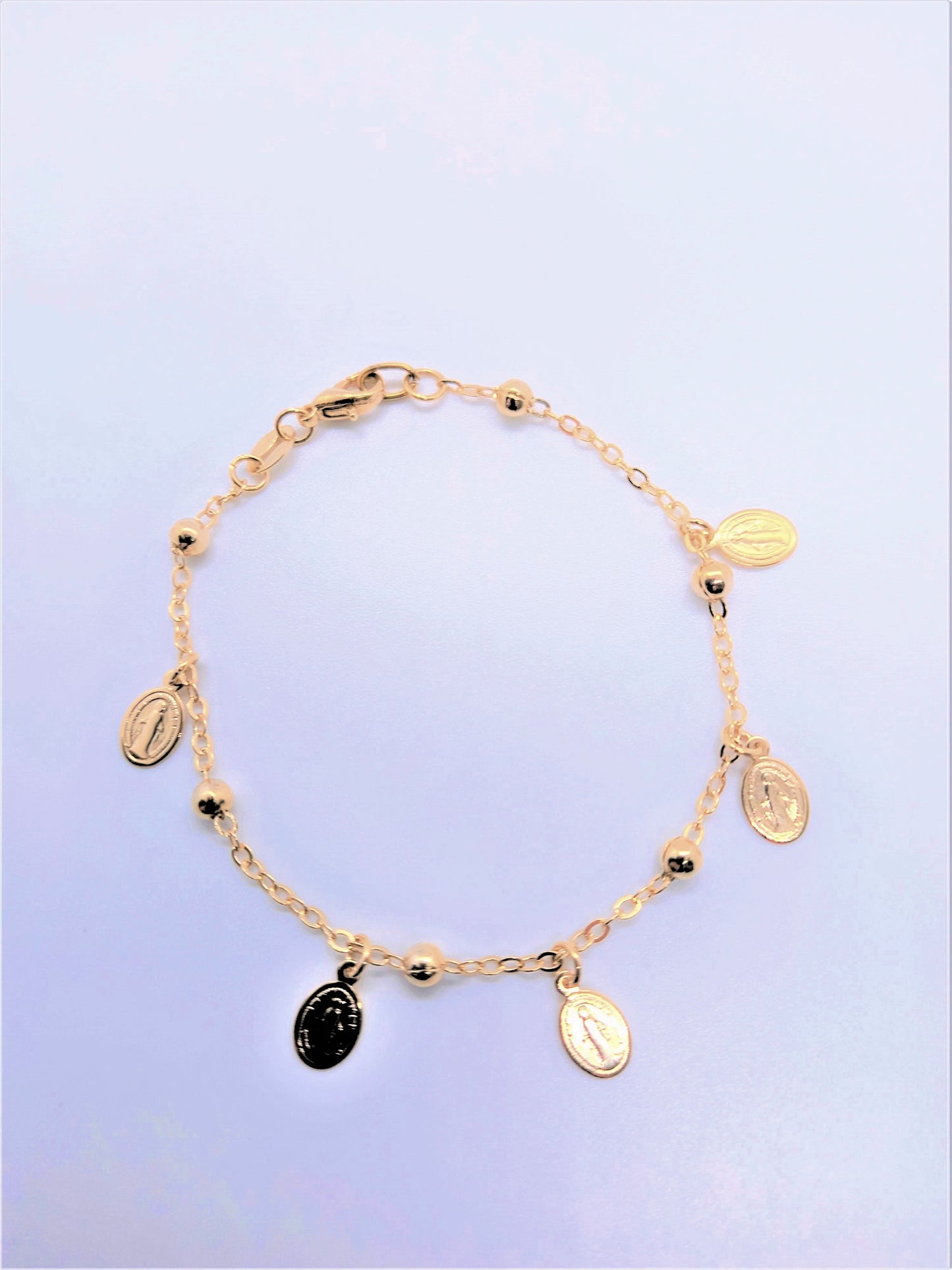 18 Kt GoldFilled Bangles and Bracelets - 18Kt GoldFilled Charm Bracelet