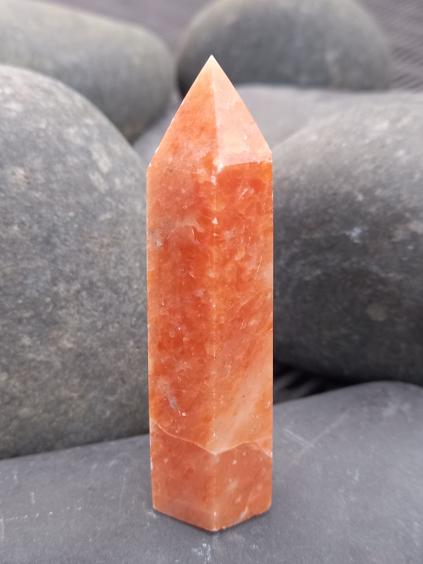 Gemstone Crystal Towers - Orange Calcite