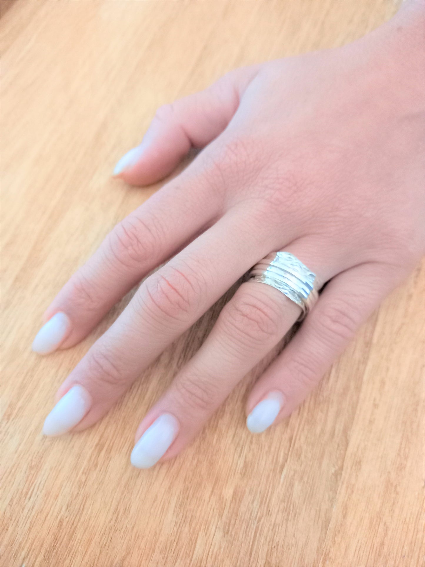 Sterling Silver Spinning Ring - Devi