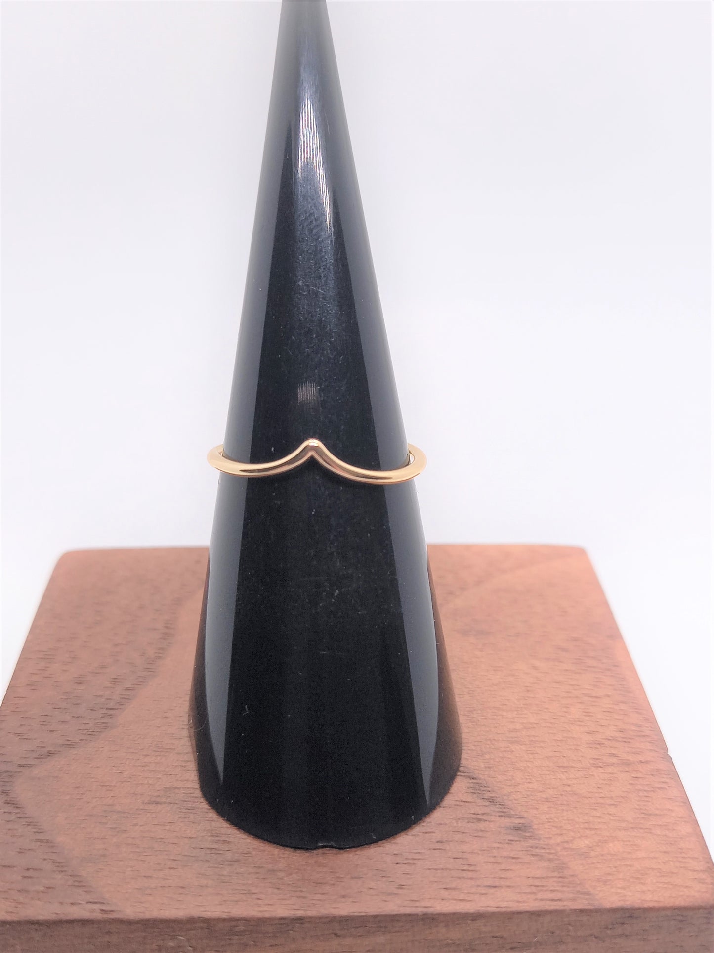 Gold Minimal Rings - Gold Chevron Ring
