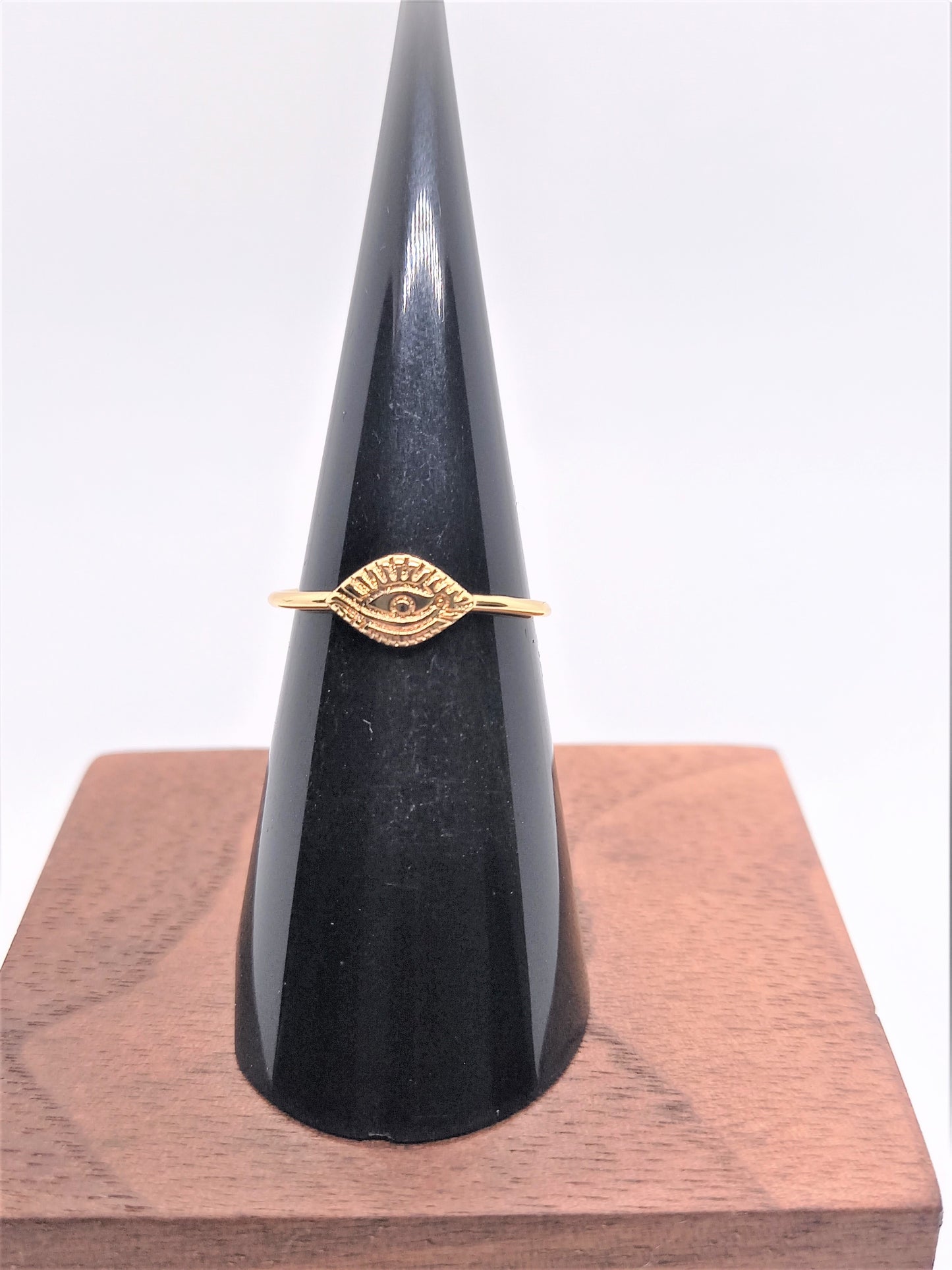 Gold Minimal Rings - Gold Eye Ring