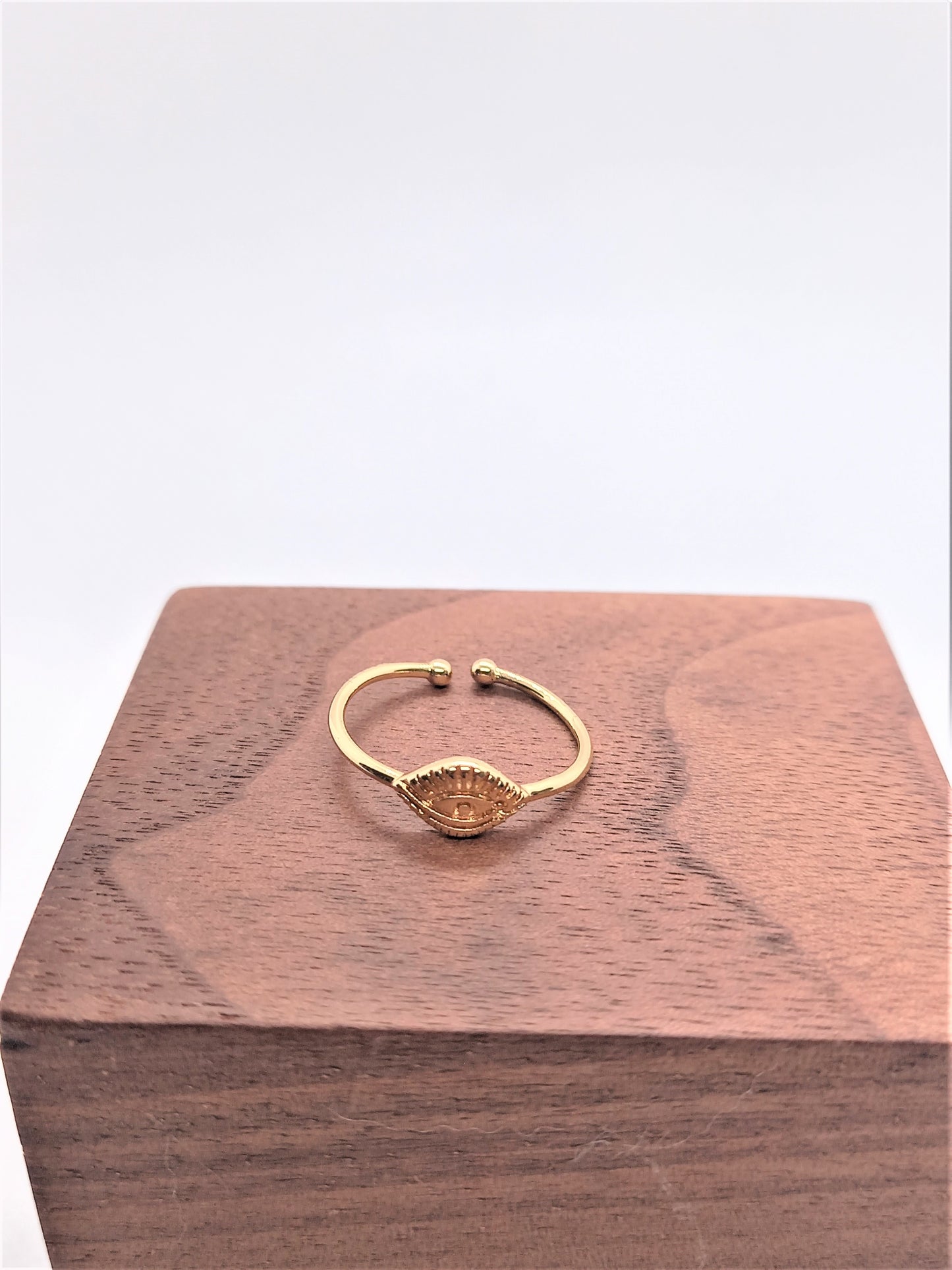 Gold Minimal Rings - Gold Eye Ring