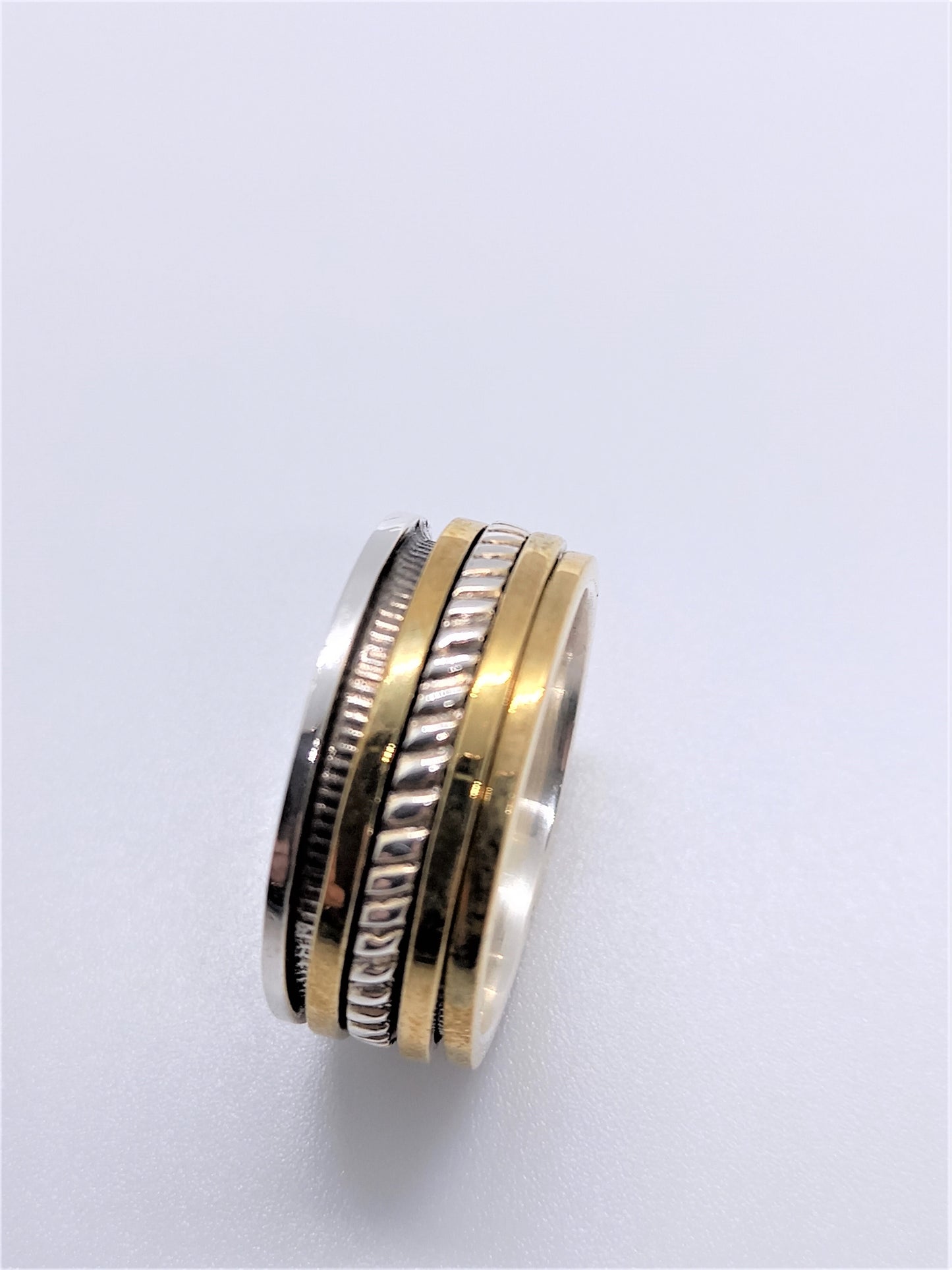 Sterling Silver Spinning Ring - Parvati