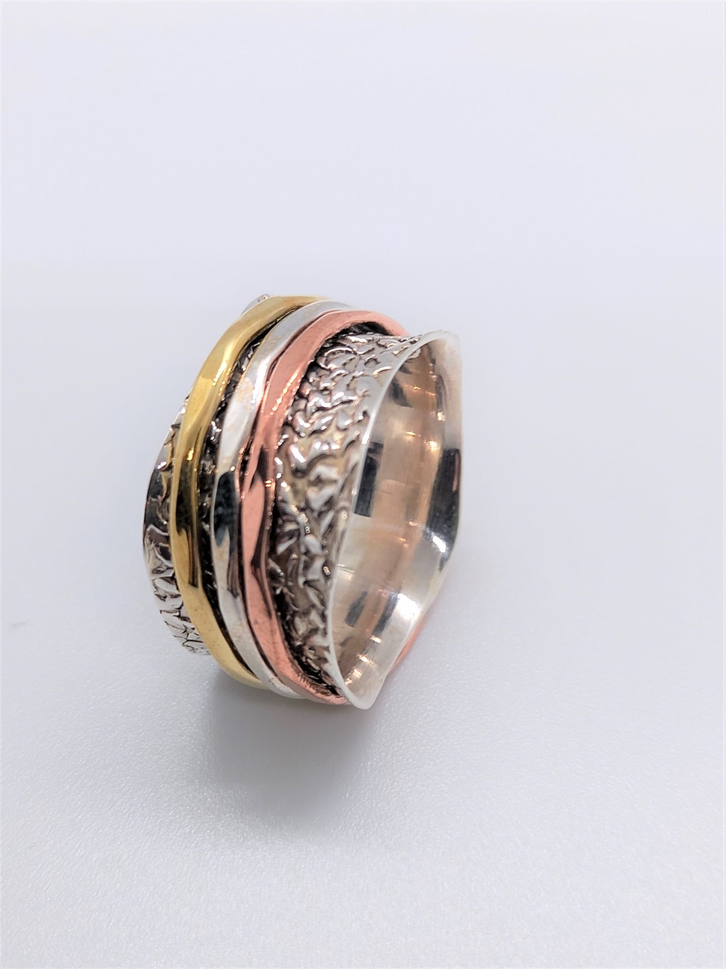 Sterling Silver Spinning Ring - Zen