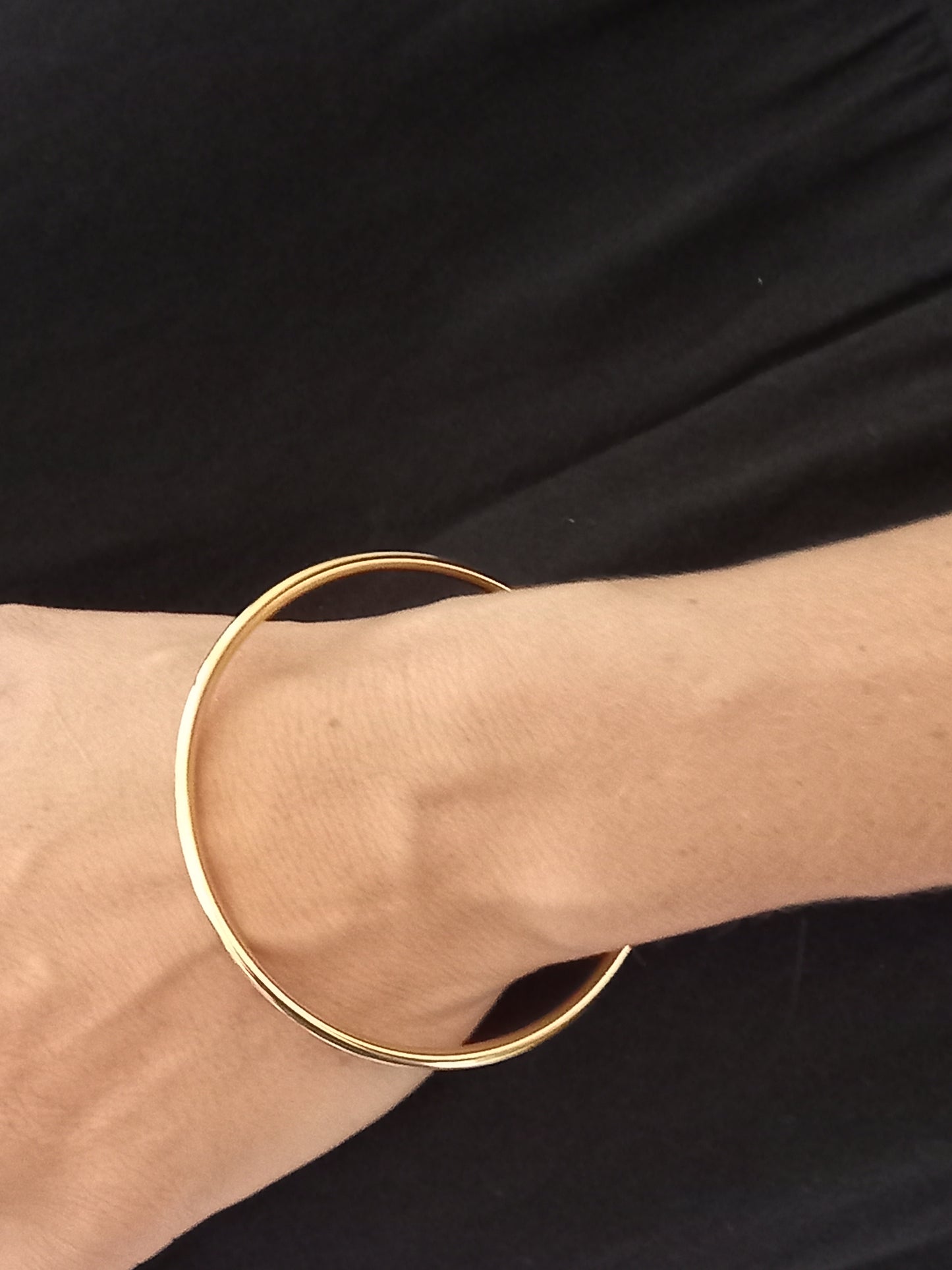 18 Kt GoldFilled Bangles and Bracelets - 18kt Gold Filled Bangle 3mm