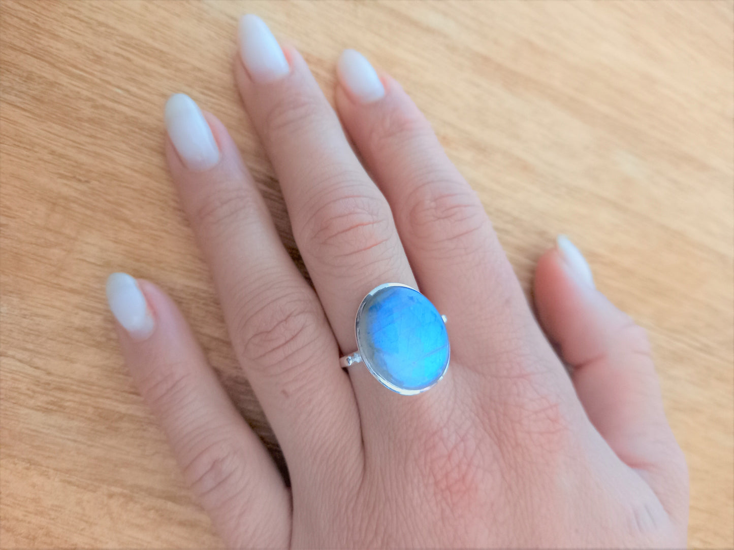 Sterling Silver Gemstone Rings - Labradorite