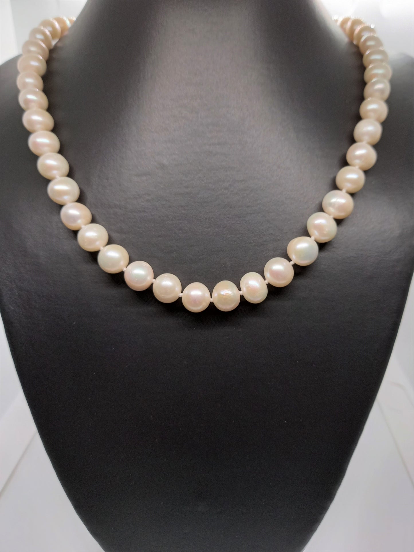 Freshwater Pearls - White/Champagne Baroque Pearls