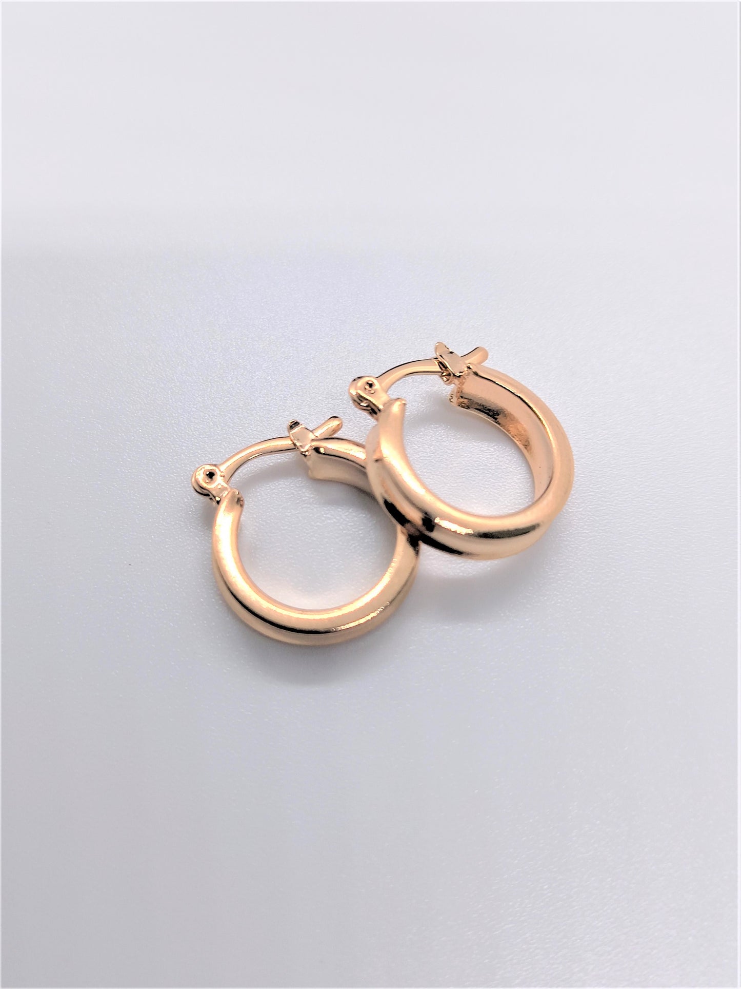 Gold filled Earrings - Gold Filled Slim Hoop Earrings