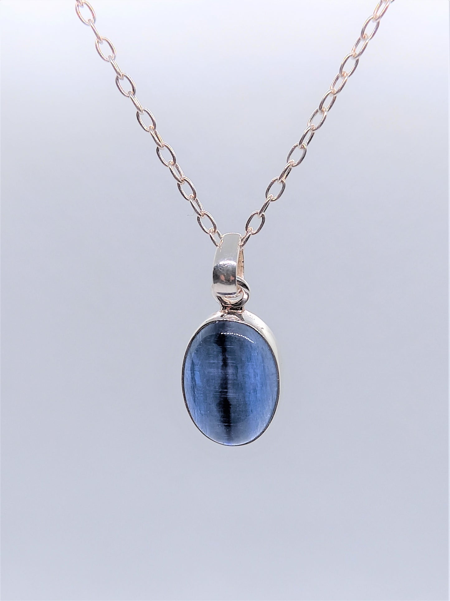 Sterling Silver Necklaces - Kyanite Sterling Silver Necklace