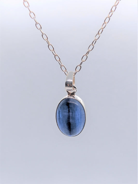 Sterling Silver Necklaces - Kyanite Sterling Silver Necklace