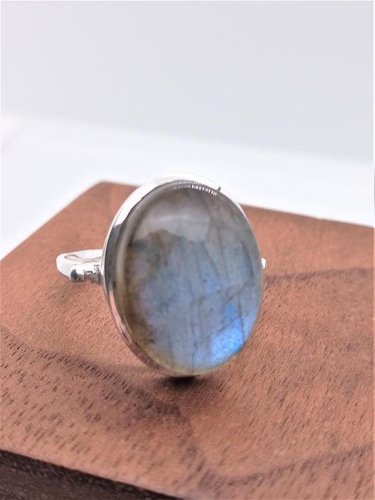 Sterling Silver Gemstone Rings - Labradorite