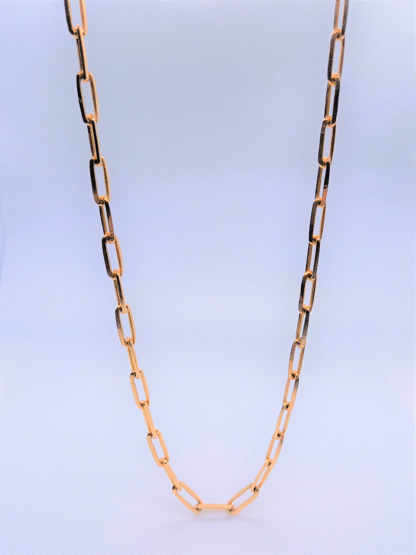 18Kt GoldFilled Large Chains - 24" Large Link Paperclip Chain