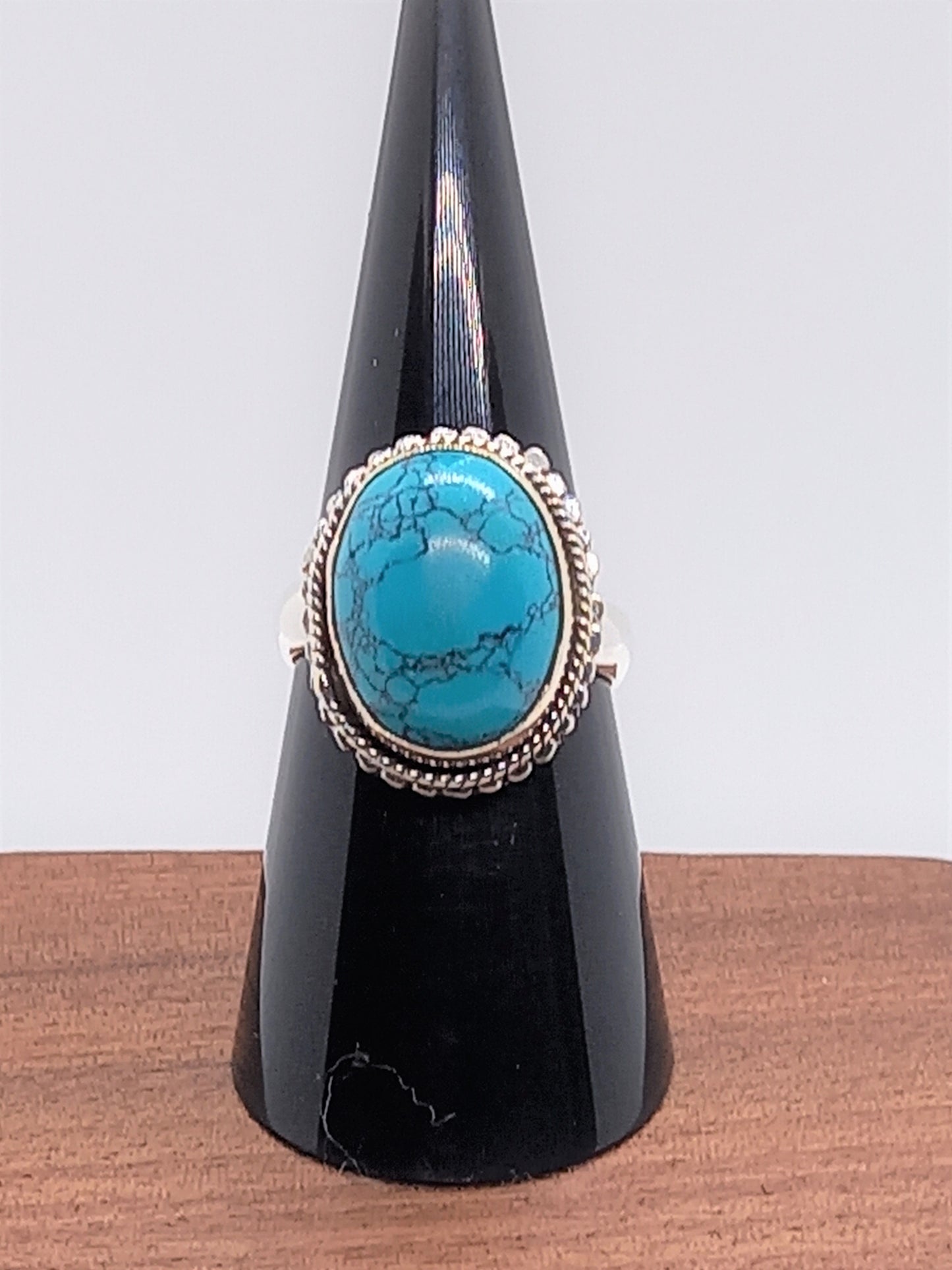 Sterling Silver Gemstone Rings - Turquoise Sterling Silver Ring